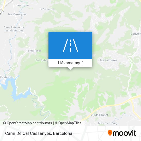 Mapa Camí De Cal Cassanyes