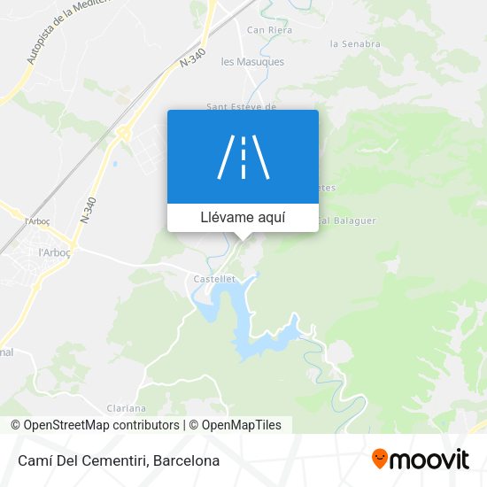 Mapa Camí Del Cementiri