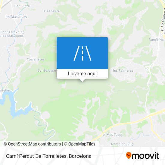 Mapa Camí Perdut De Torrelletes