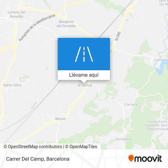 Mapa Carrer Del Camp