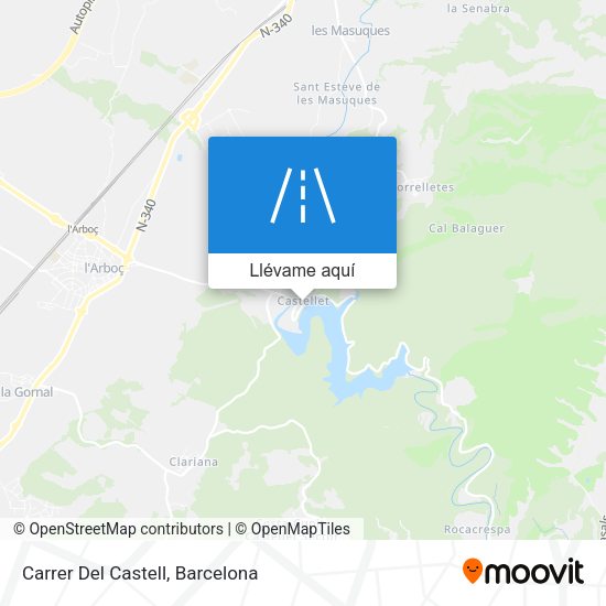 Mapa Carrer Del Castell