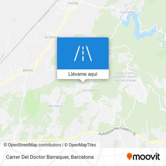 Mapa Carrer Del Doctor Barraquer