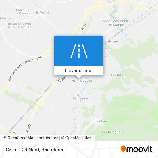 Mapa Carrer Del Nord