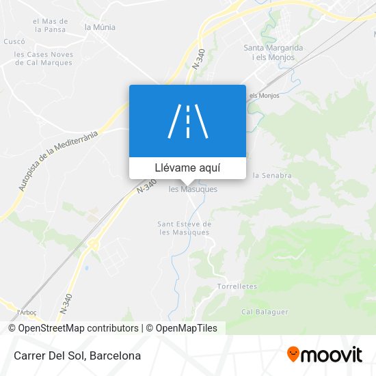 Mapa Carrer Del Sol