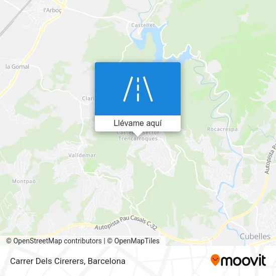 Mapa Carrer Dels Cirerers
