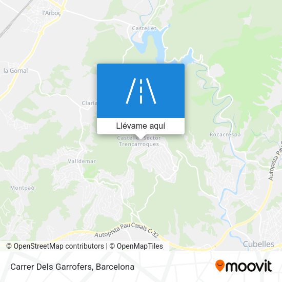Mapa Carrer Dels Garrofers