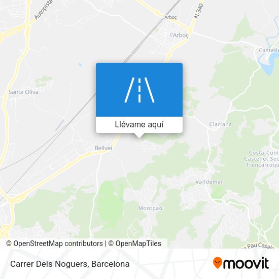 Mapa Carrer Dels Noguers