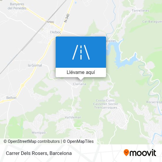 Mapa Carrer Dels Rosers