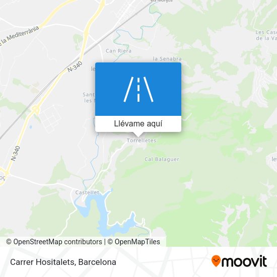 Mapa Carrer Hositalets