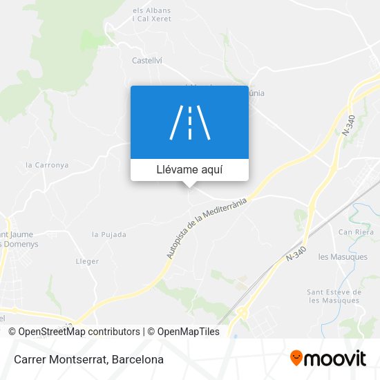 Mapa Carrer Montserrat