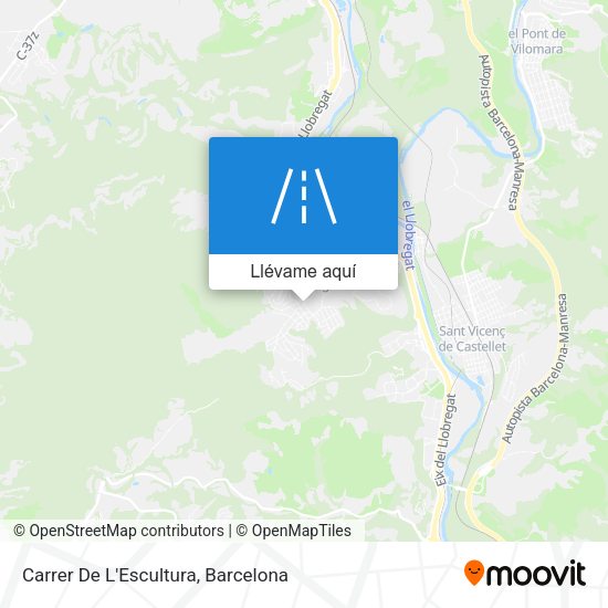 Mapa Carrer De L'Escultura