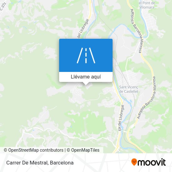 Mapa Carrer De Mestral