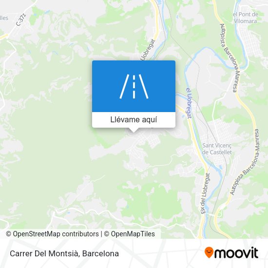 Mapa Carrer Del Montsià