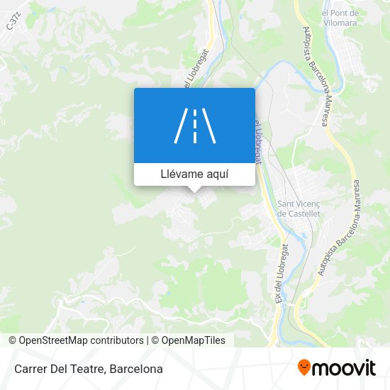 Mapa Carrer Del Teatre