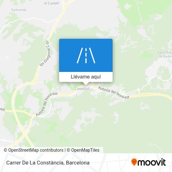 Mapa Carrer De La Constància
