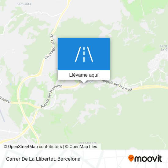 Mapa Carrer De La Llibertat