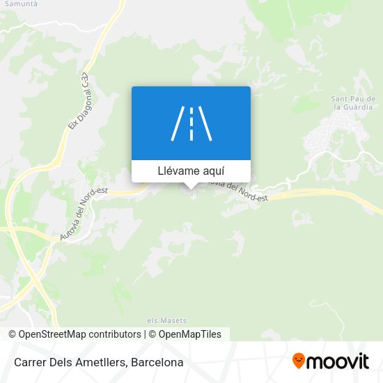 Mapa Carrer Dels Ametllers