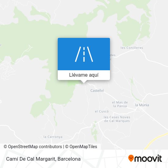 Mapa Camí De Cal Margarit
