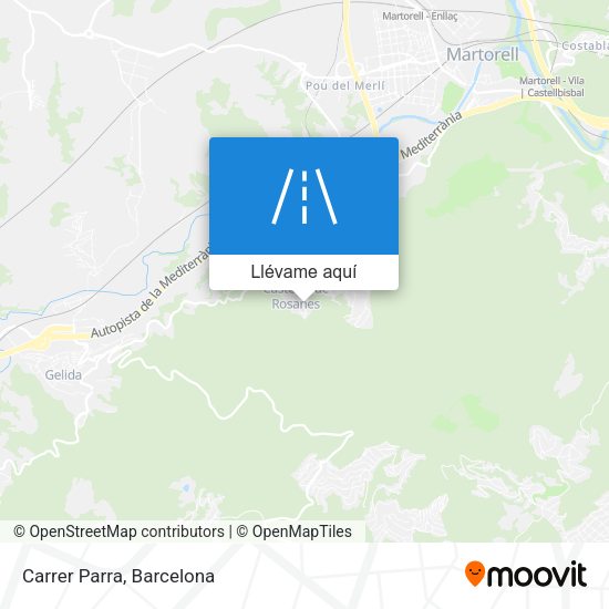 Mapa Carrer Parra