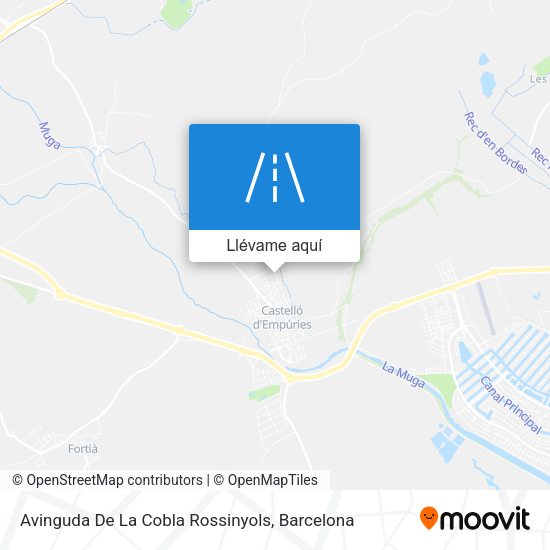 Mapa Avinguda De La Cobla Rossinyols