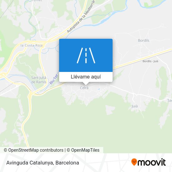 Mapa Avinguda Catalunya