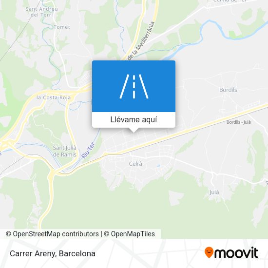 Mapa Carrer Areny