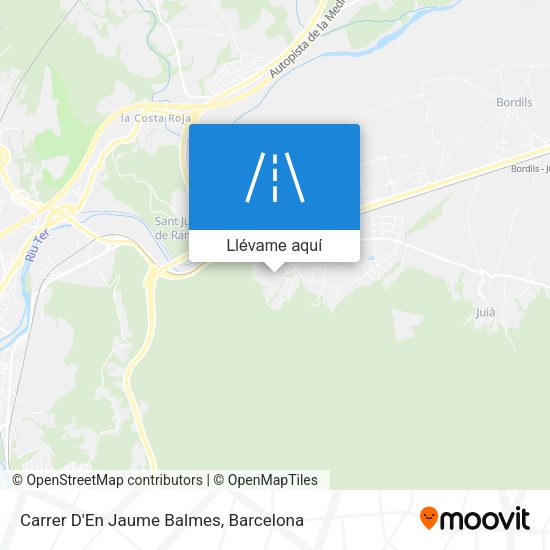 Mapa Carrer D'En Jaume Balmes
