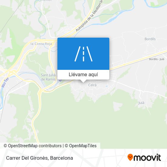 Mapa Carrer Del Gironès
