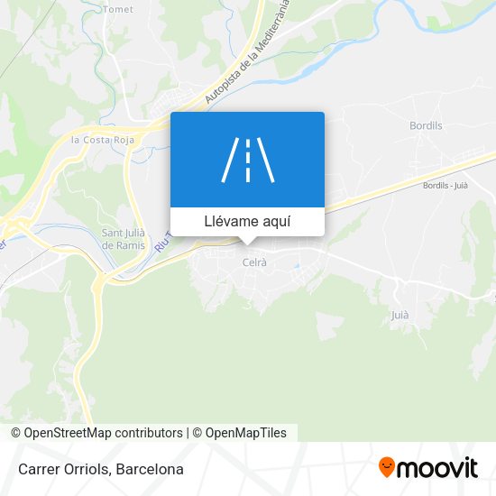 Mapa Carrer Orriols