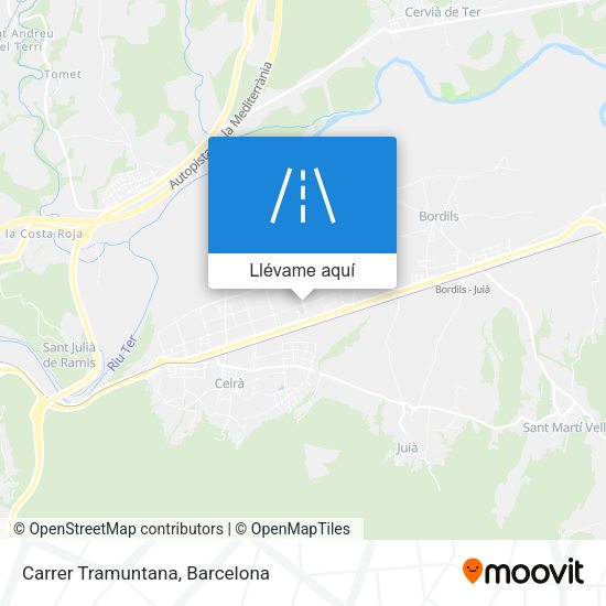 Mapa Carrer Tramuntana