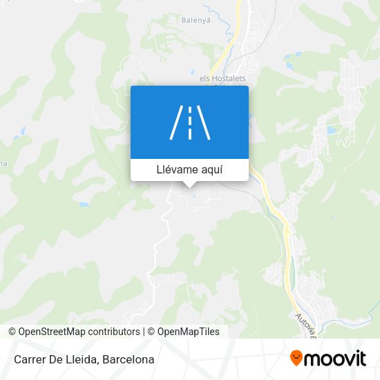 Mapa Carrer De Lleida