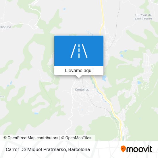 Mapa Carrer De Miquel Pratmarsó