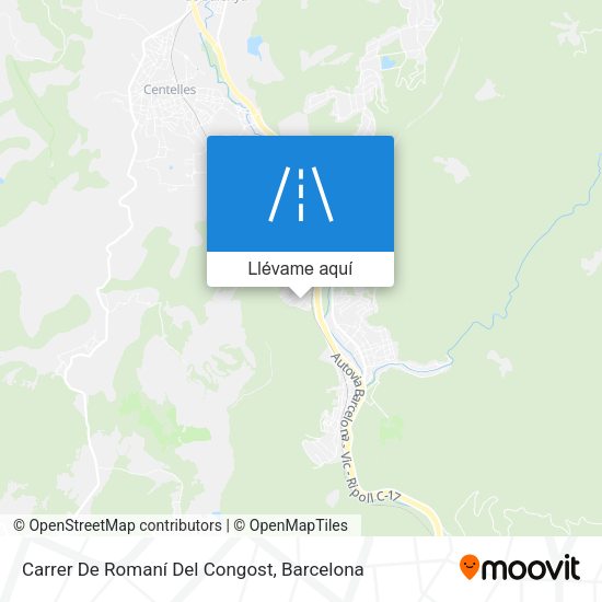 Mapa Carrer De Romaní Del Congost