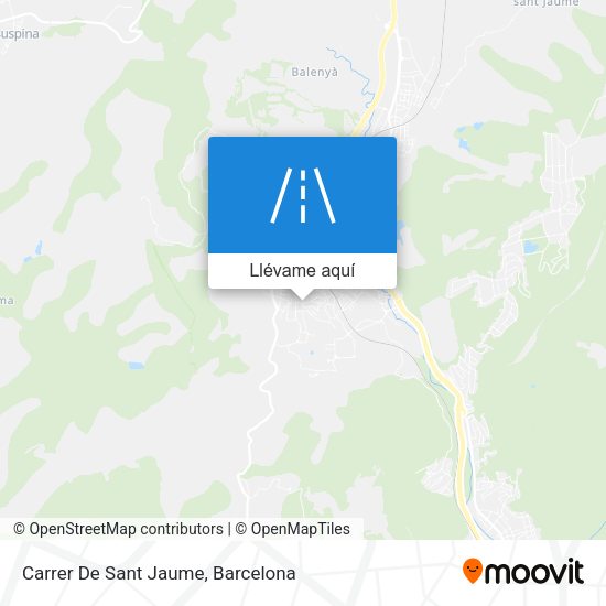 Mapa Carrer De Sant Jaume