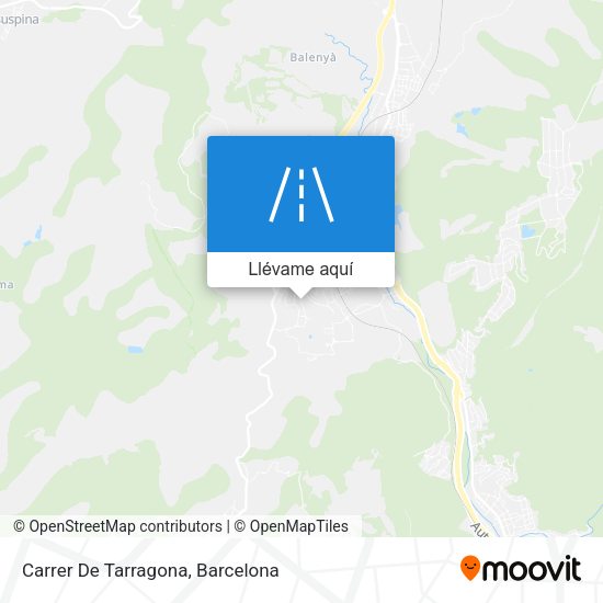 Mapa Carrer De Tarragona