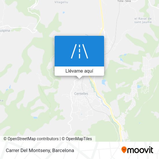 Mapa Carrer Del Montseny