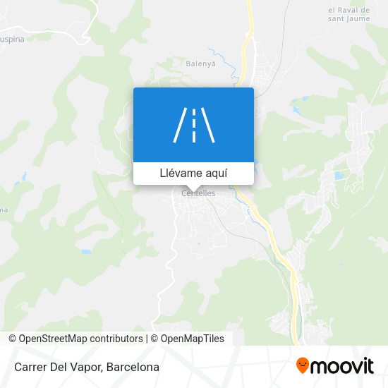 Mapa Carrer Del Vapor