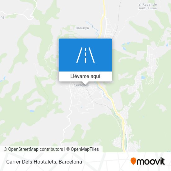 Mapa Carrer Dels Hostalets