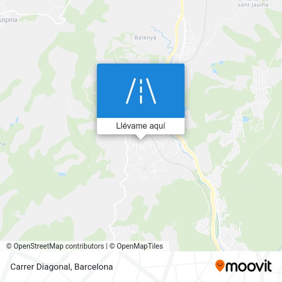 Mapa Carrer Diagonal