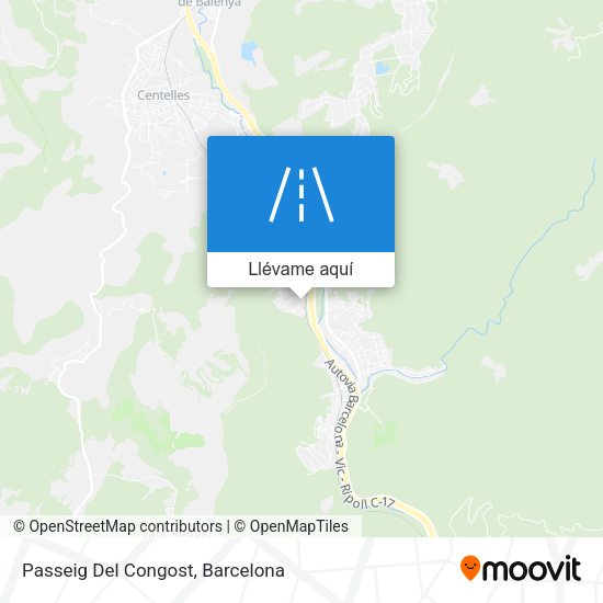 Mapa Passeig Del Congost