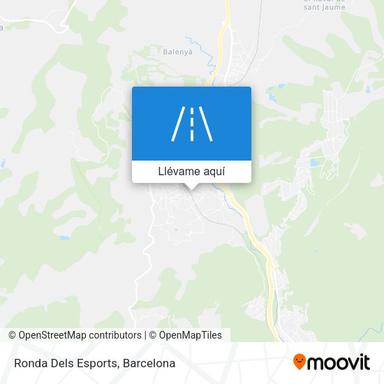 Mapa Ronda Dels Esports