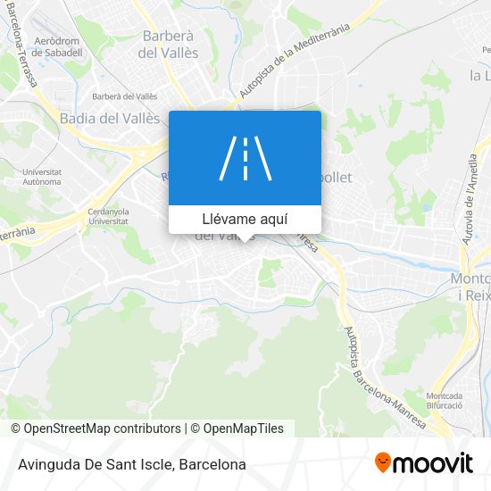 Mapa Avinguda De Sant Iscle