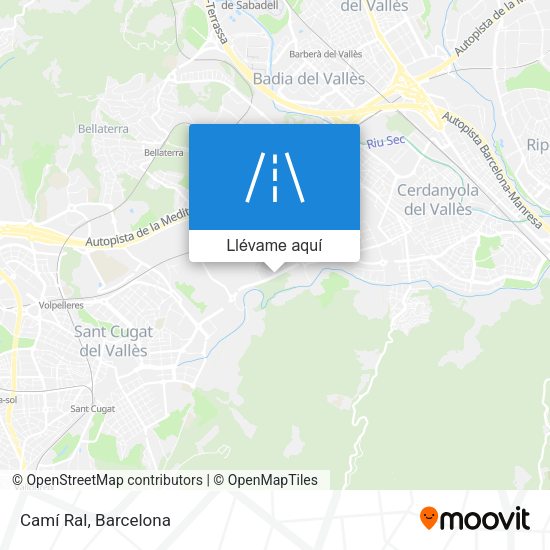 Mapa Camí Ral