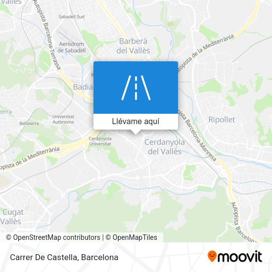 Mapa Carrer De Castella