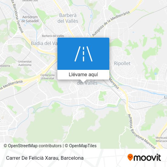 Mapa Carrer De Felicià Xarau