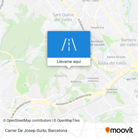 Mapa Carrer De Josep Iturbi