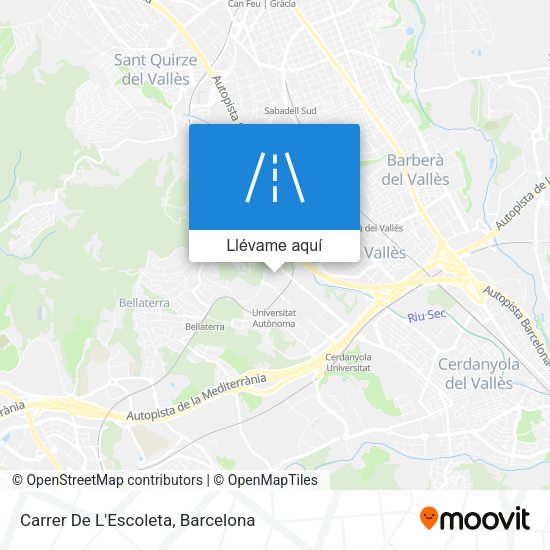Mapa Carrer De L'Escoleta