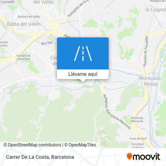 Mapa Carrer De La Costa