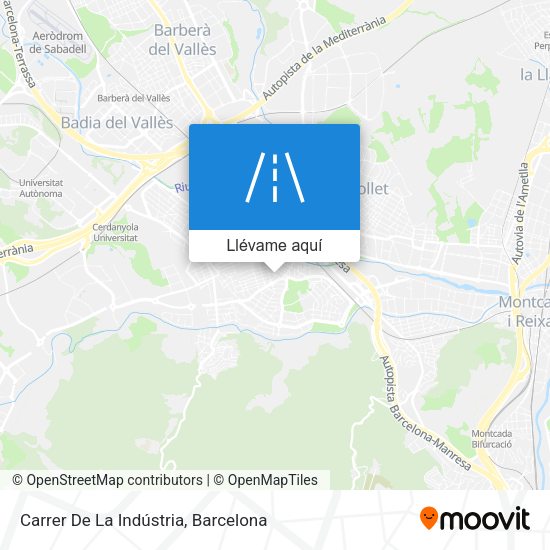 Mapa Carrer De La Indústria