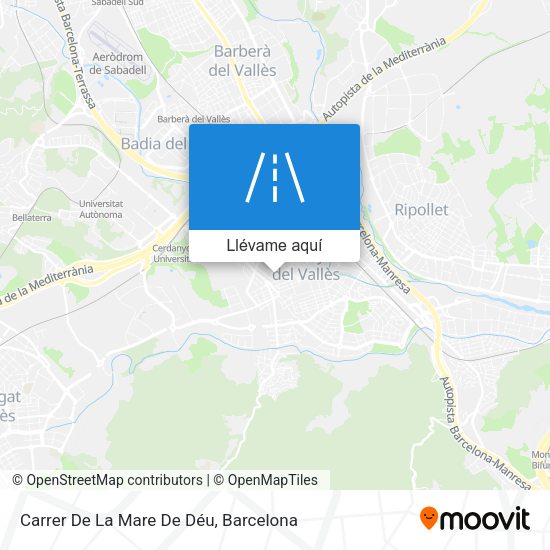 Mapa Carrer De La Mare De Déu